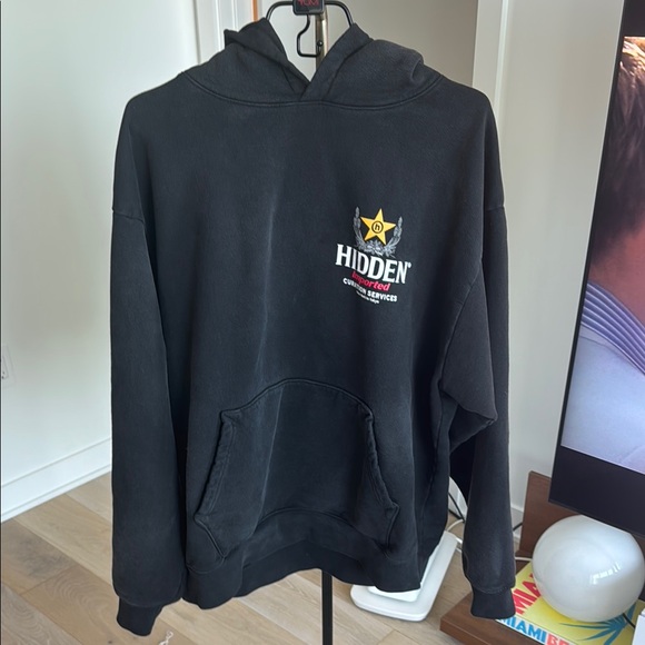 Hidden NY PPF Imported Goods Hoodie Black Size L - Picture 1 of 4